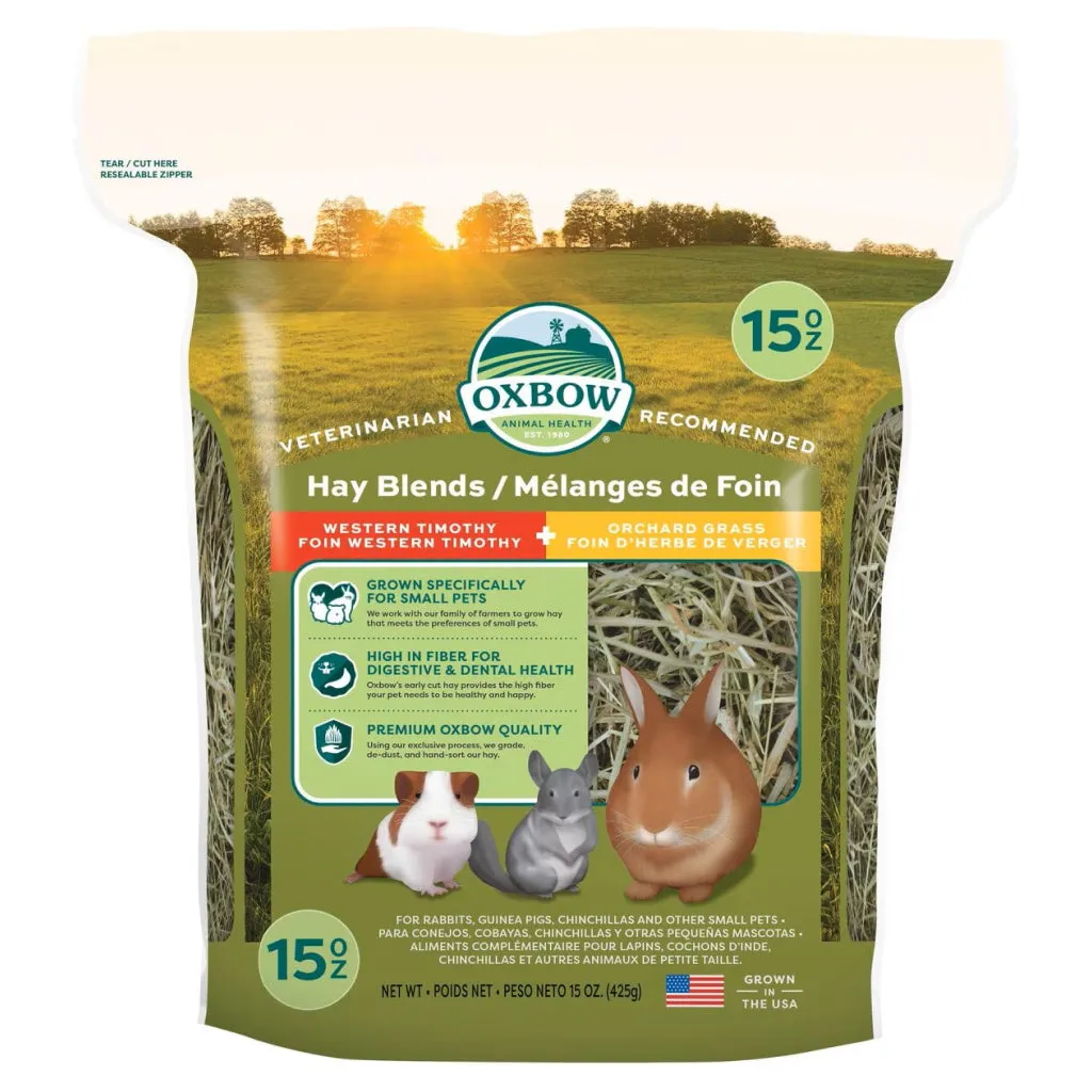 Oxbow Animal Health Hay Blends Western Timothy & Orchard Grass Hay