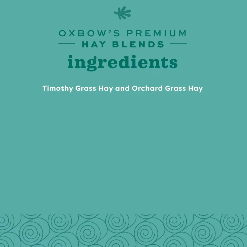 Oxbow Animal Health Hay Blends Western Timothy & Orchard Grass Hay