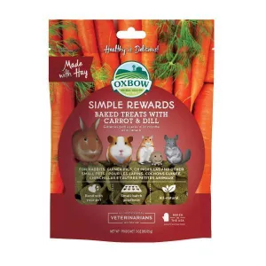 Oxbow Simple Rewards Carrot and Dill Treats 85g