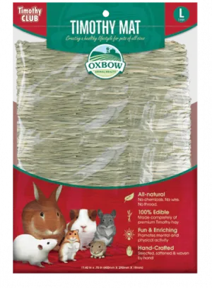 Oxbow Timothy Hay Mat Small Pet Treat