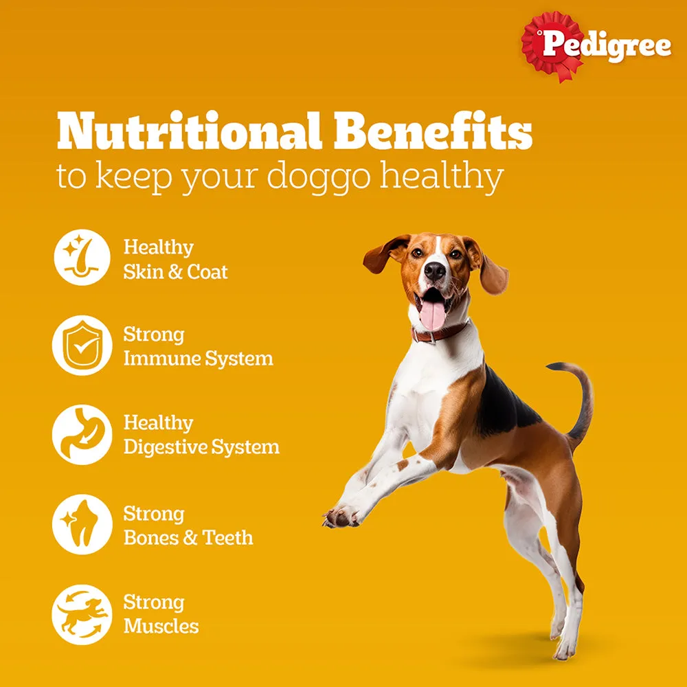 Pedigree 100% Vegetarian Dog Dry Food for Puppy and Adult Dogs (Limited Shelf Life) (Buy 1 Get 1)