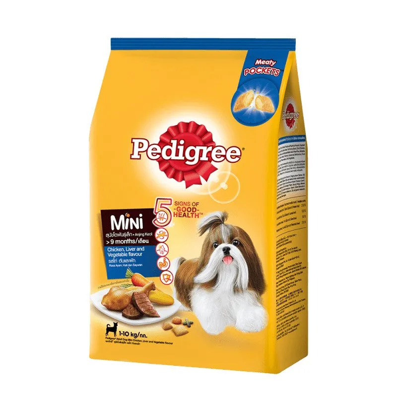 Pedigree Dry Dog Food 1.3kg All Breeds & Flavors for Adult/Puppy NutriDefense