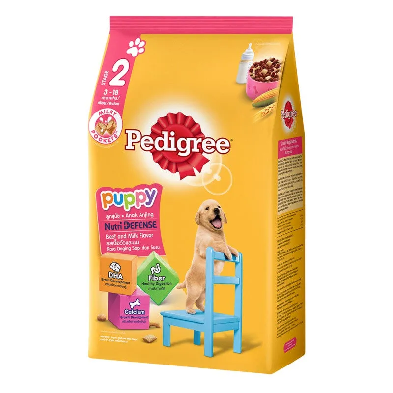 Pedigree Dry Dog Food 1.3kg All Breeds & Flavors for Adult/Puppy NutriDefense