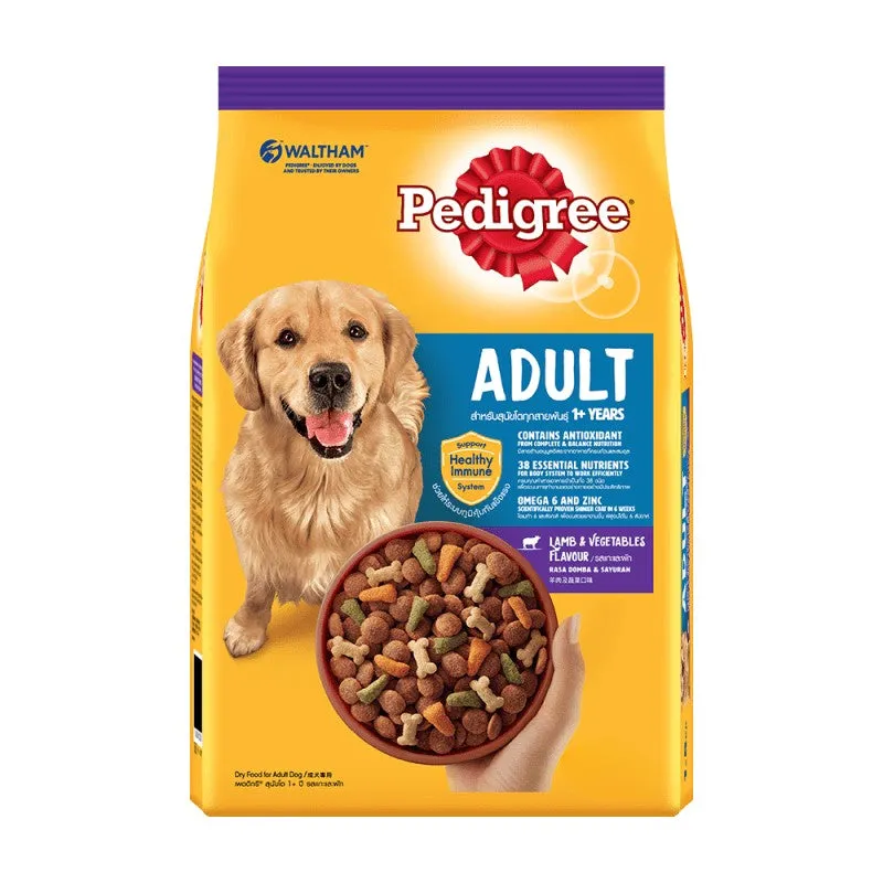 Pedigree Dry Dog Food 1.3kg All Breeds & Flavors for Adult/Puppy NutriDefense