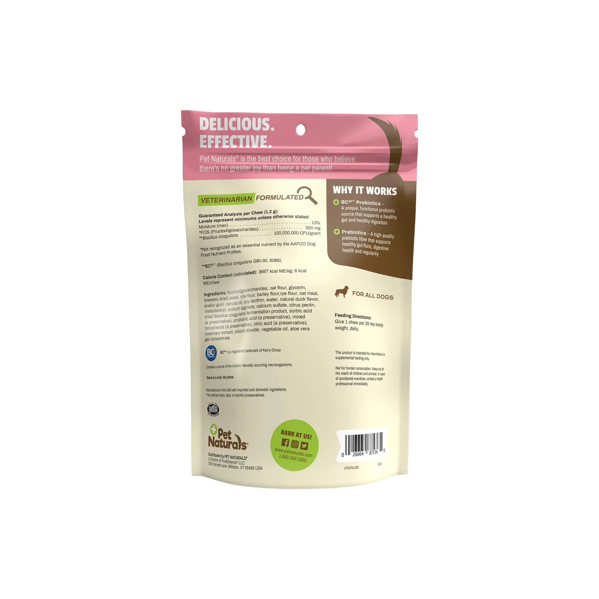 Pet Naturals Daily Probiotics for Dogs