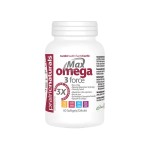 Prairie Naturals MaxOmega-3-Force, 60 softgels