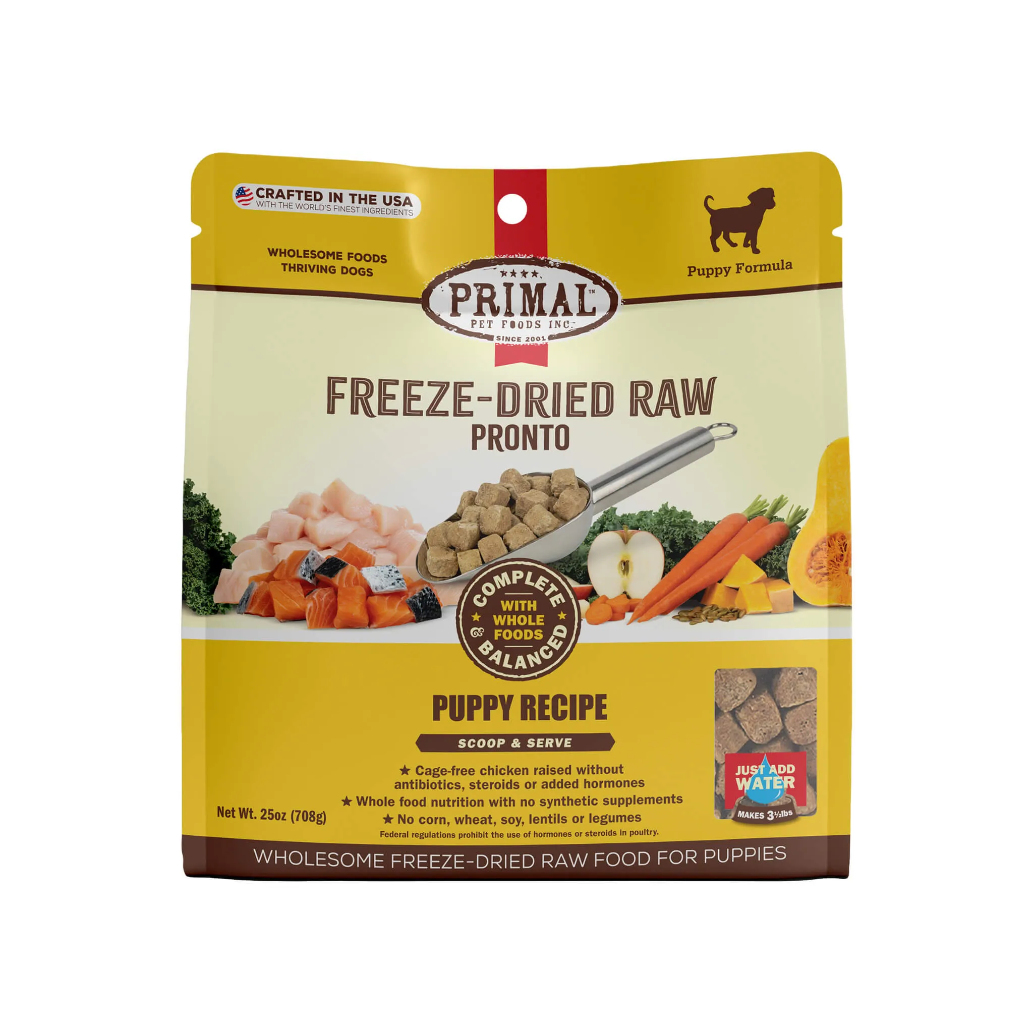 Primal Pet Foods Pronto Freeze-Dried Raw Puppy Food