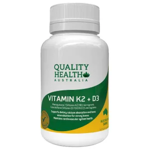 Quality Health Australia Vitamin K2 plus D3 90 Capsules