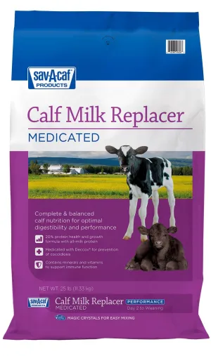 Sav-A-Caf Performance Calf Milk Replacer, 25 lb