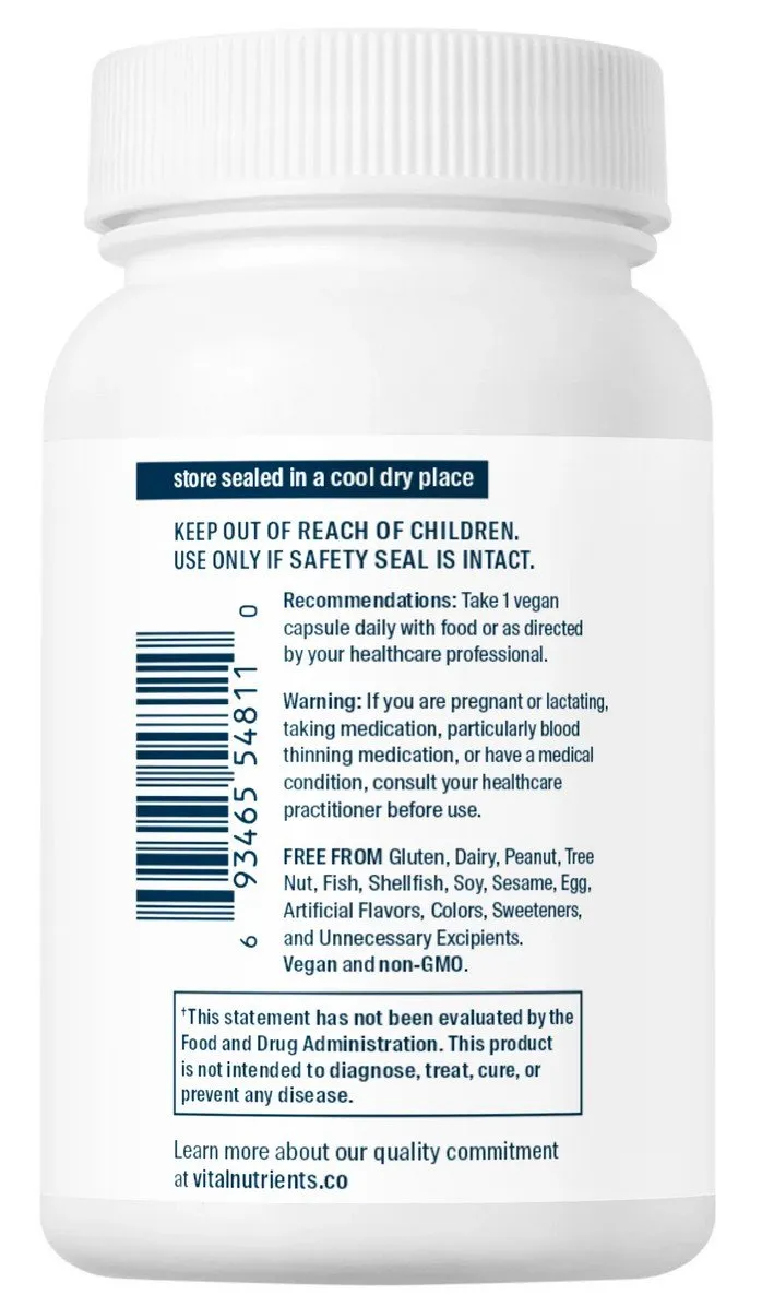 Vital Nutrients Vitamin K2-7 60 VegCap