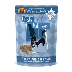 Weruva Cats in the Kitchen 1 if By Land, 2 if By Sea Pouch (3.0oz)