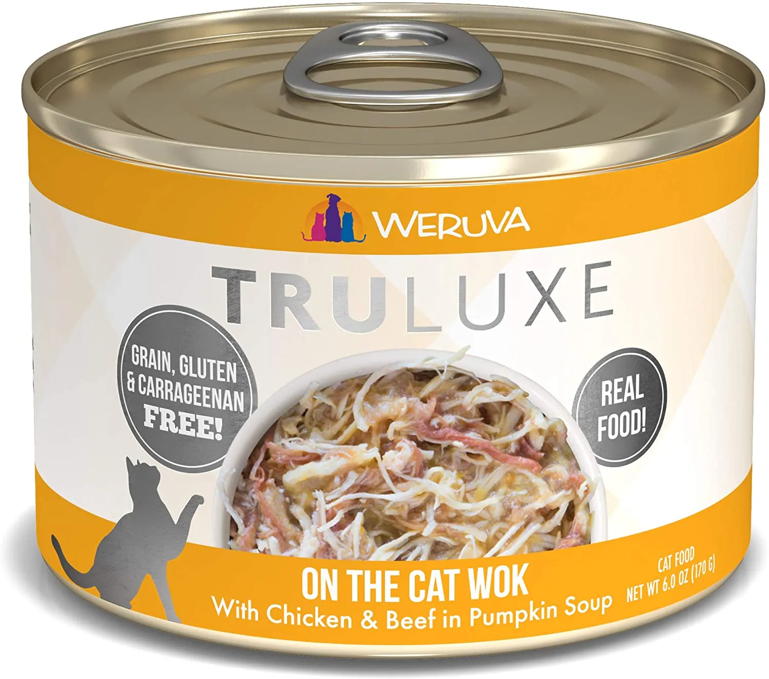 Weruva TruLuxe On The Cat Wok with Chicken & Beef in Pumpkin Soup