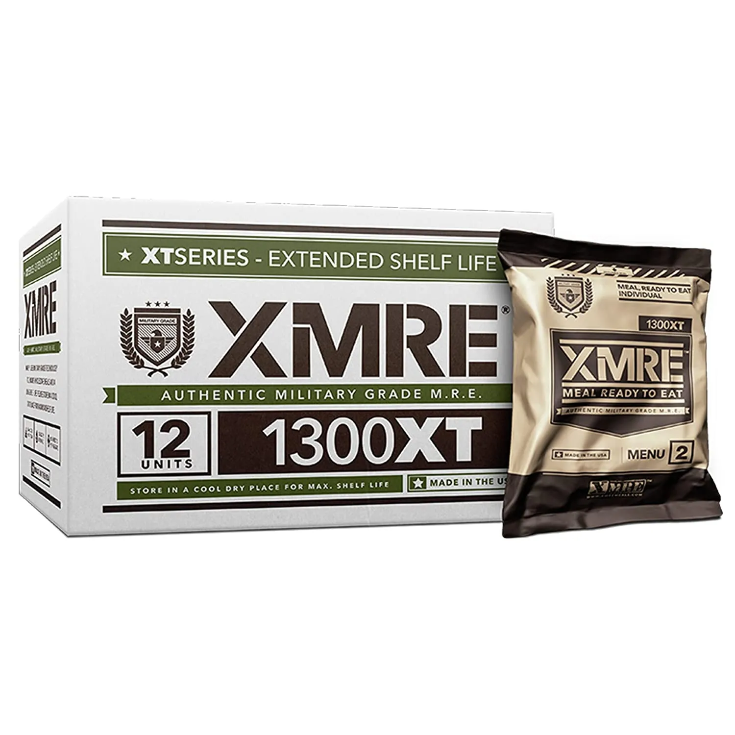 XMRE 1300XT Meals With Heaters Fully Cooked 6 Different Meals